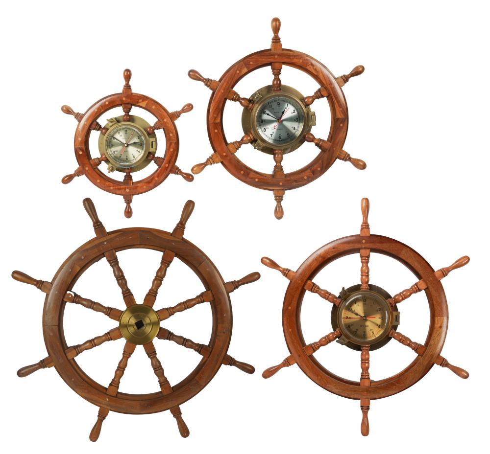 FOUR WOOD CAPTAIN'S WHEELSFour Wood
