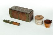 FOUR WOODEN ITEMS.  American