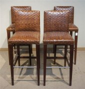 FOUR WOVEN LEATHER AND FRUITWO