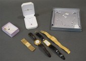FOUR WRISTWATCHES, TWO NECKLAC