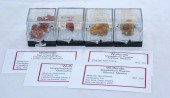 FOUR WULFENITE MINERAL SPECIME