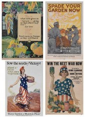 FOUR WWI FOOD RELATED POSTERS(