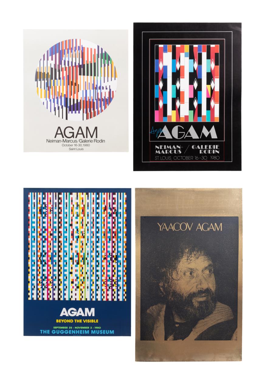 FOUR YAACOV AGAM EXHIBITION