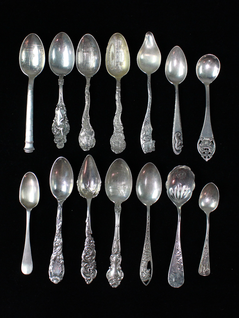 FOURTEEN AMERICAN STERLING SILVER