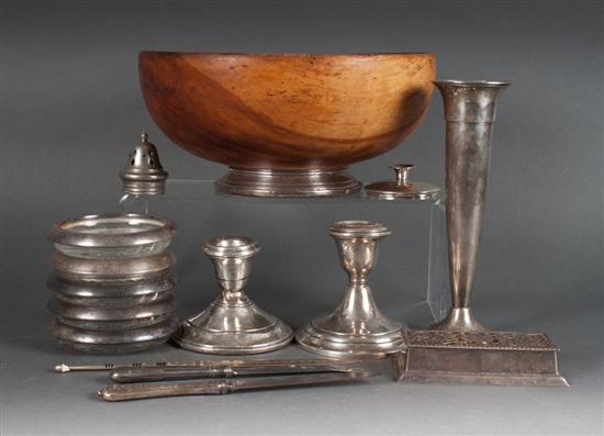 Fourteen American sterling silver