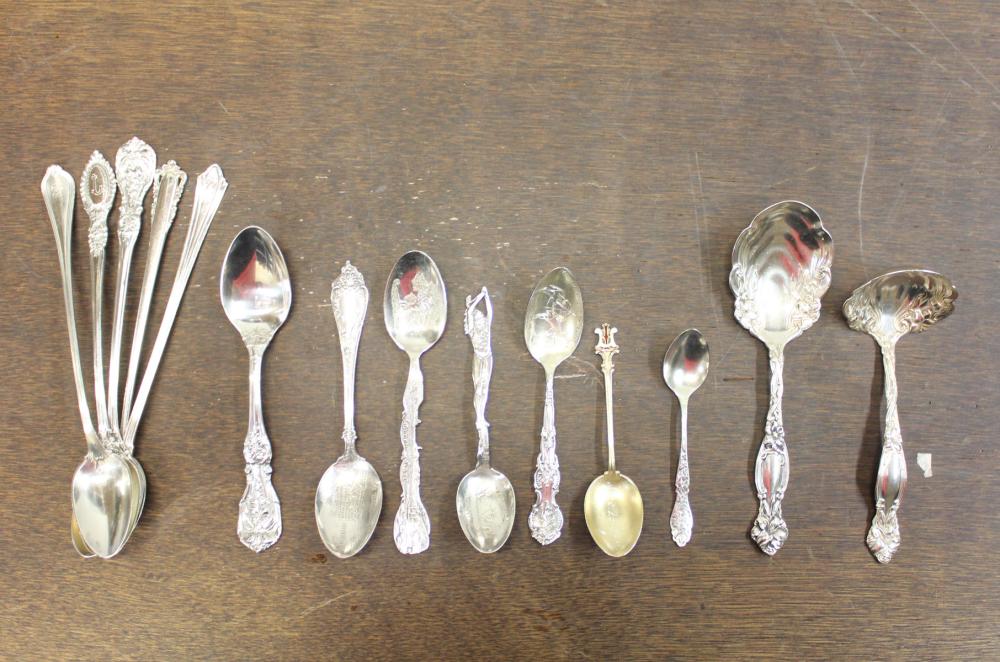 FOURTEEN ASSORTED STERLING SILVER