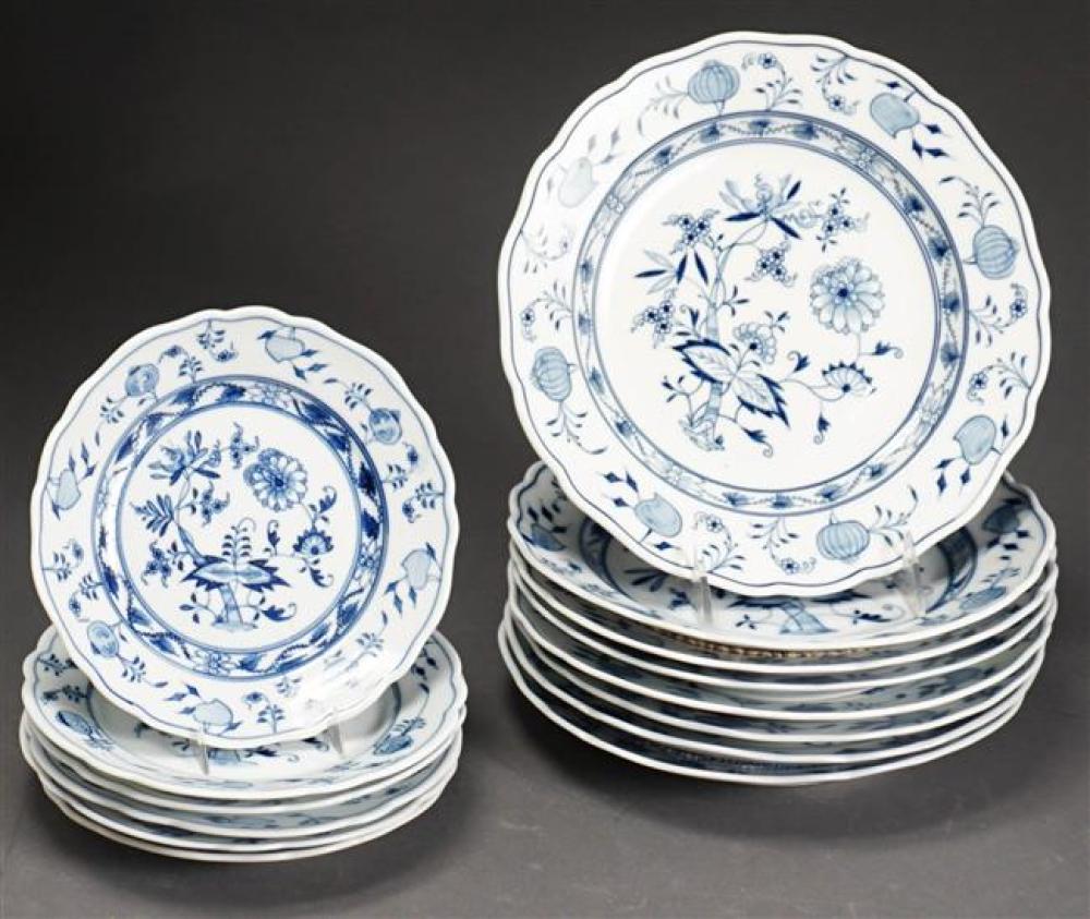 FOURTEEN BLUE ONION PATTERN