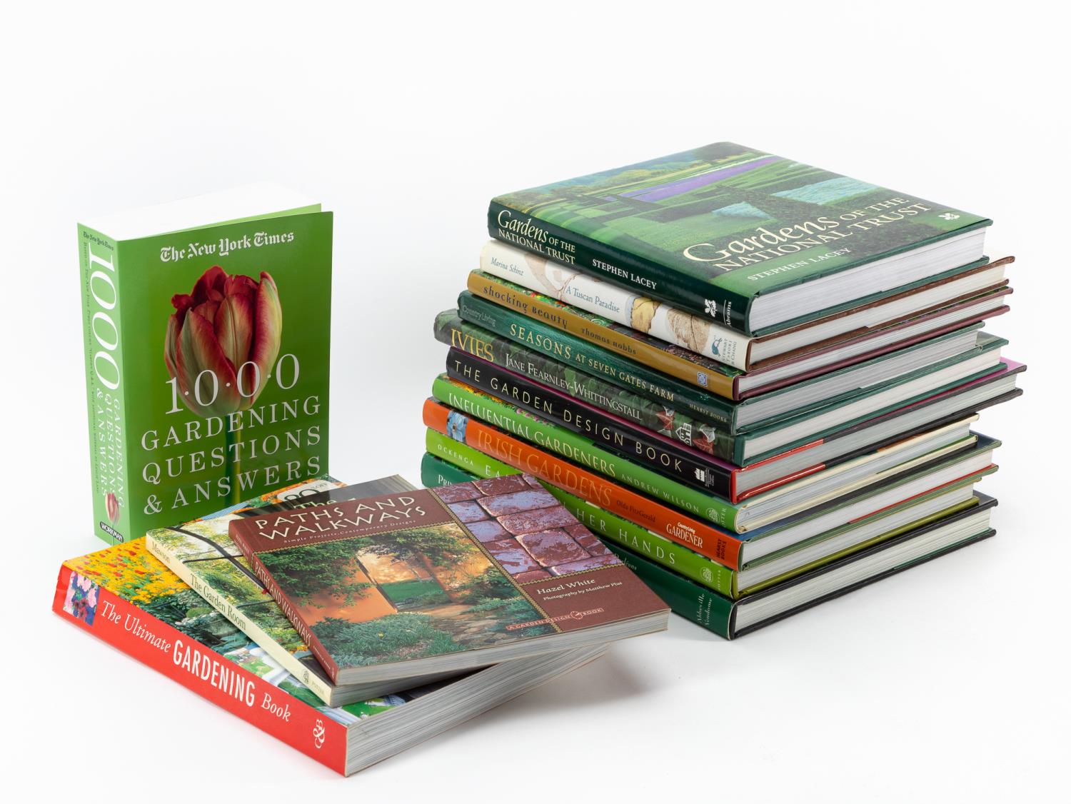FOURTEEN BOOKS ON GARDENING AND