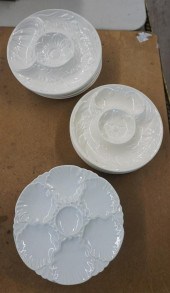 FOURTEEN CERAMIC ARTICHOKE PLA