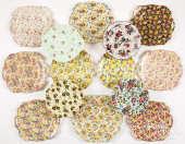 FOURTEEN CHINTZ PORCELAIN PLAT