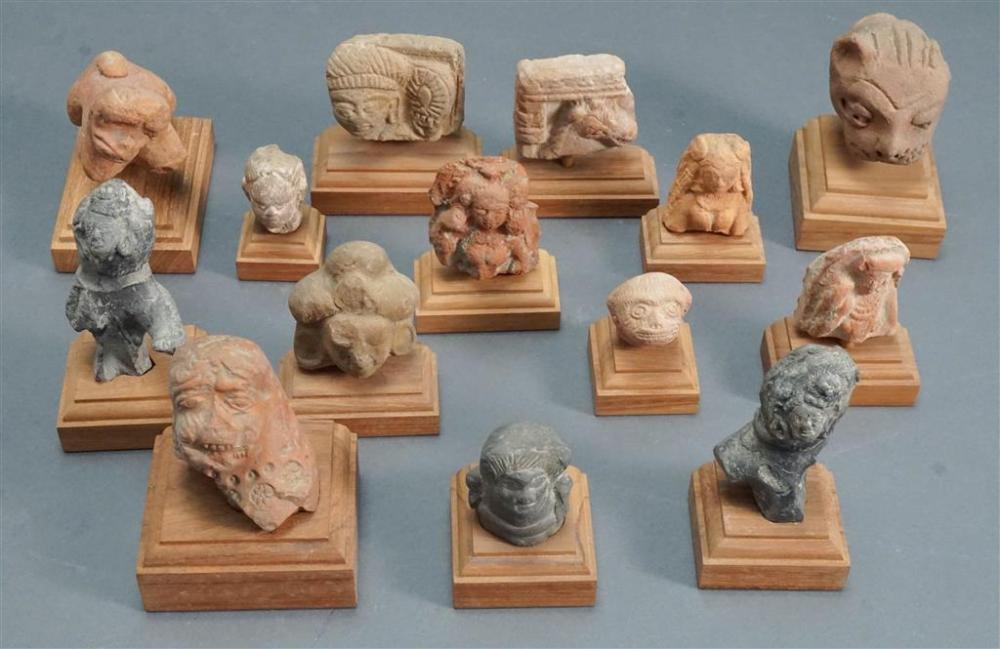 FOURTEEN INDIAN STONE AND