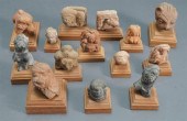 FOURTEEN INDIAN STONE AND TERR