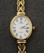 FOURTEEN KARAT GOLD CYMA WATCH