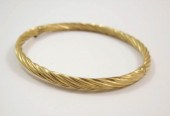 FOURTEEN KARAT GOLD EARRINGS A