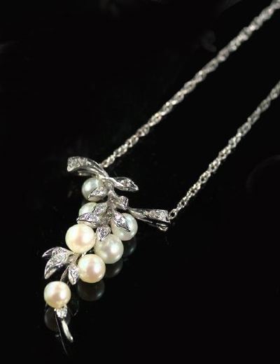 Fourteen-Karat White Gold, Pearl