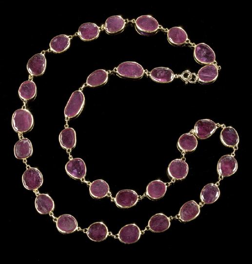 Fourteen-Karat Yellow Gold and Ruby