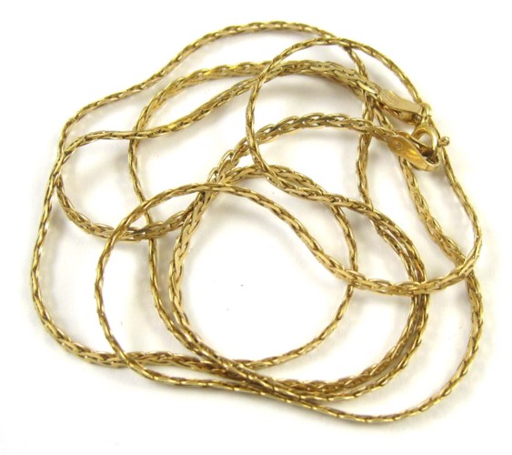 FOURTEEN KARAT YELLOW GOLD CHAIN