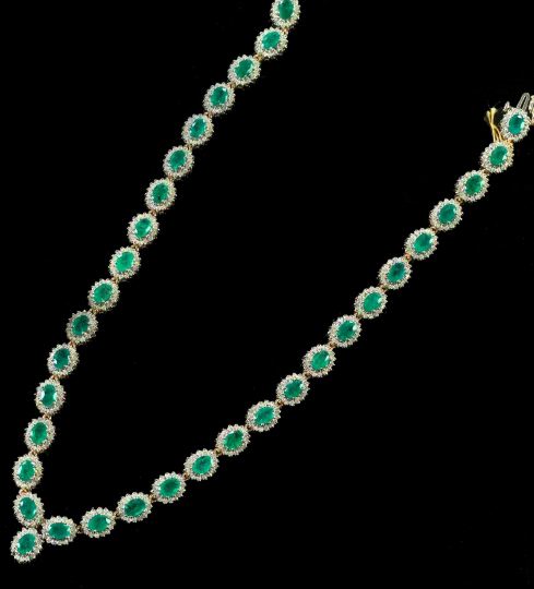 Fourteen-Karat Yellow Gold, Emerald