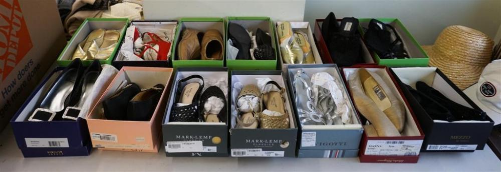 FOURTEEN PAIRS WOMEN'S SHOES