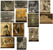 FOURTEEN PHOTOGRAPHIC NEGATIVE