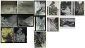 FOURTEEN PHOTOGRAPHIC NEGATIVE