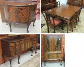 FOURTEEN-PIECE CHIPPENDALE STY