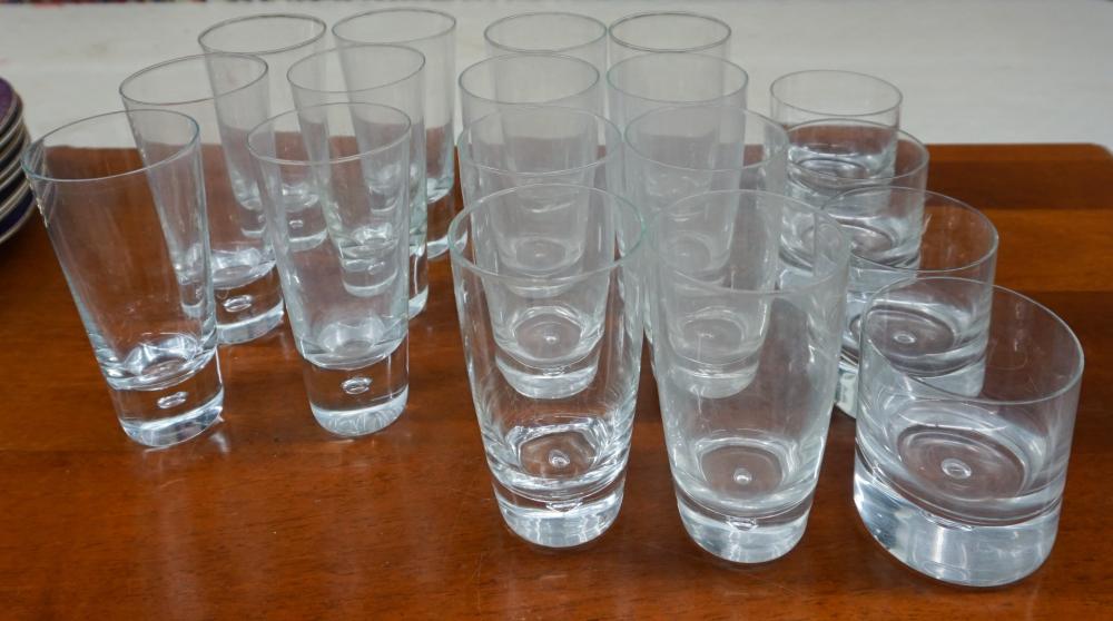 FOURTEEN PIECE CRYSTAL BAR
