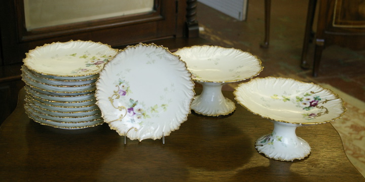 Fourteen-Piece Limoges