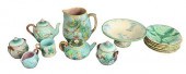 FOURTEEN PIECE LOT OF MAJOLICA