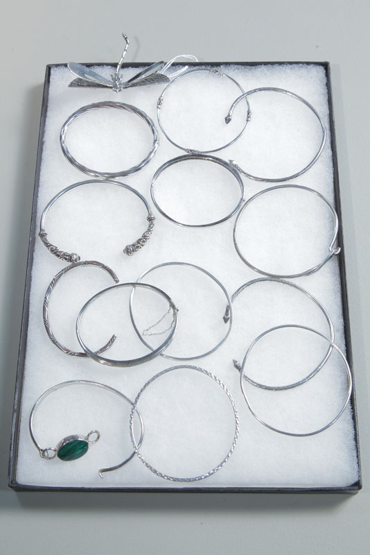 FOURTEEN PIECES JEWELRY. Most