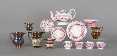 Fourteen pieces of copper and