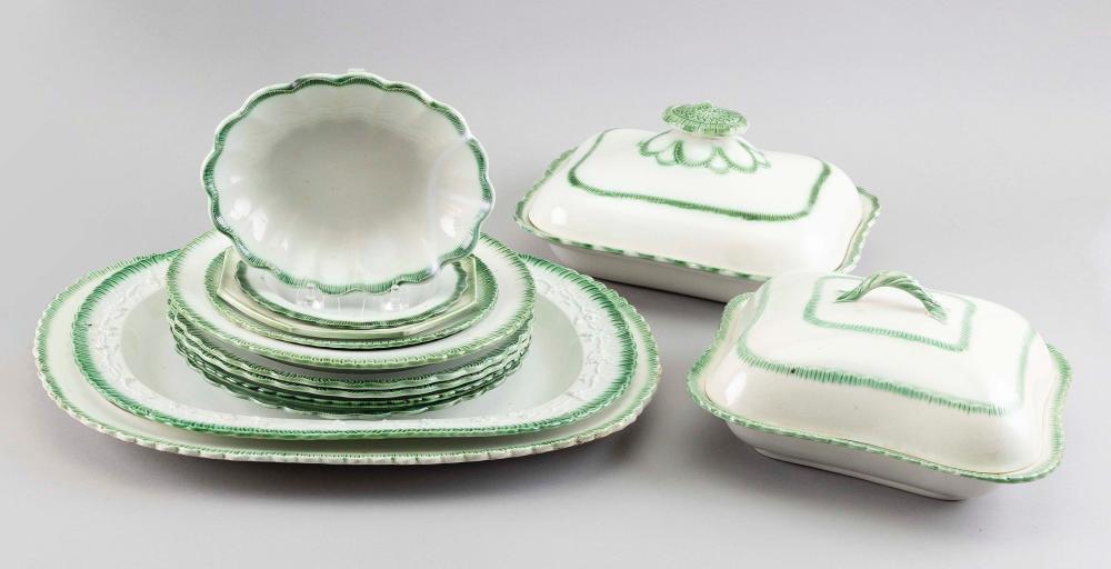FOURTEEN PIECES OF LEEDS SOFT PASTE