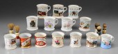 Fourteen Shaving Mugs American