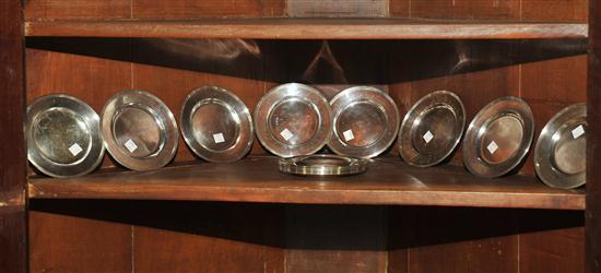 FOURTEEN STERLING SILVER DESSERT