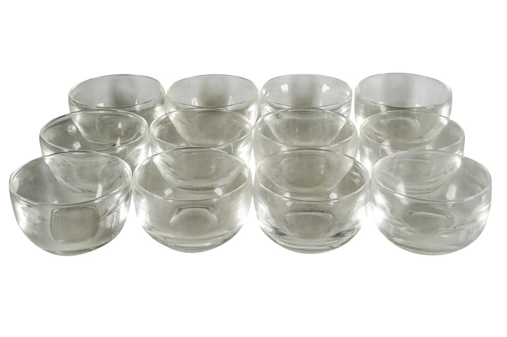 FOURTEEN STEUBEN GLASS FINGER