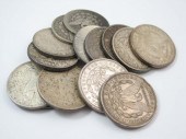 FOURTEEN U.S. SILVER DOLLARS,