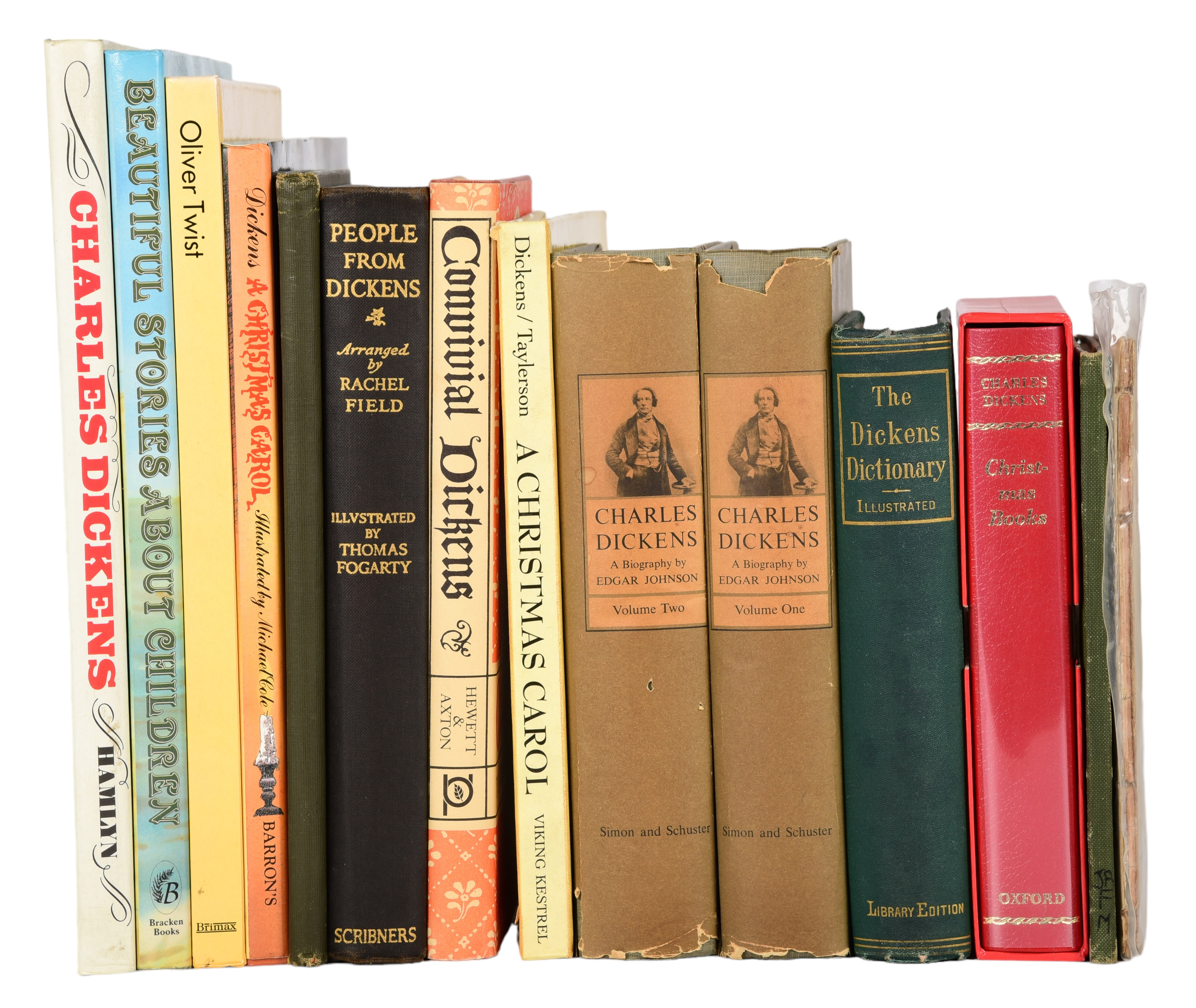 Fourteen various books about