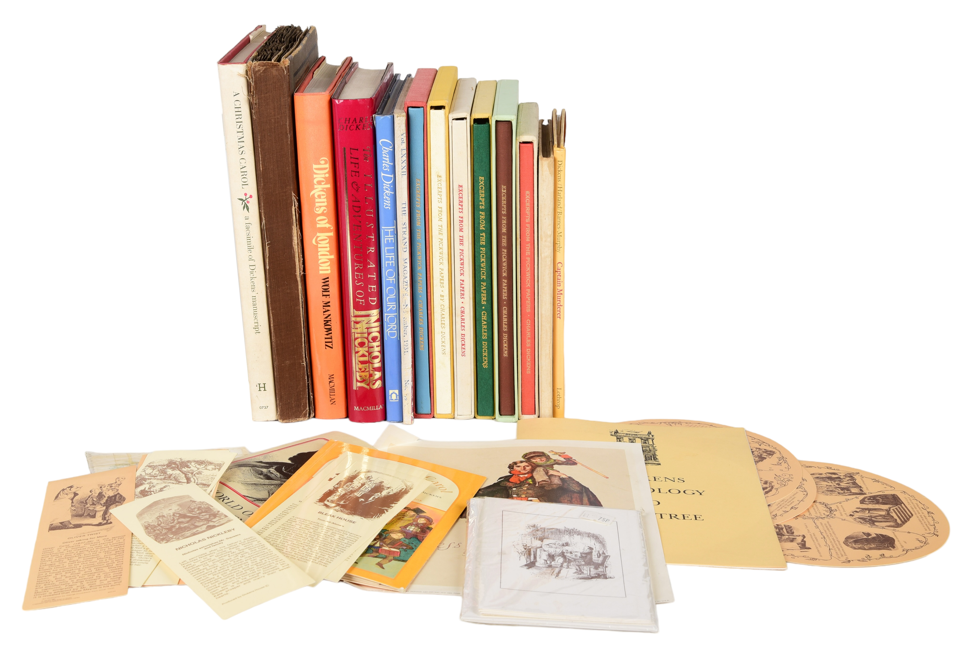 Fourteen various books,