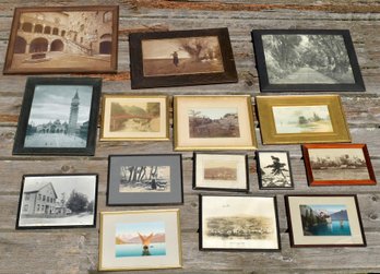Fourteen vintage and antique