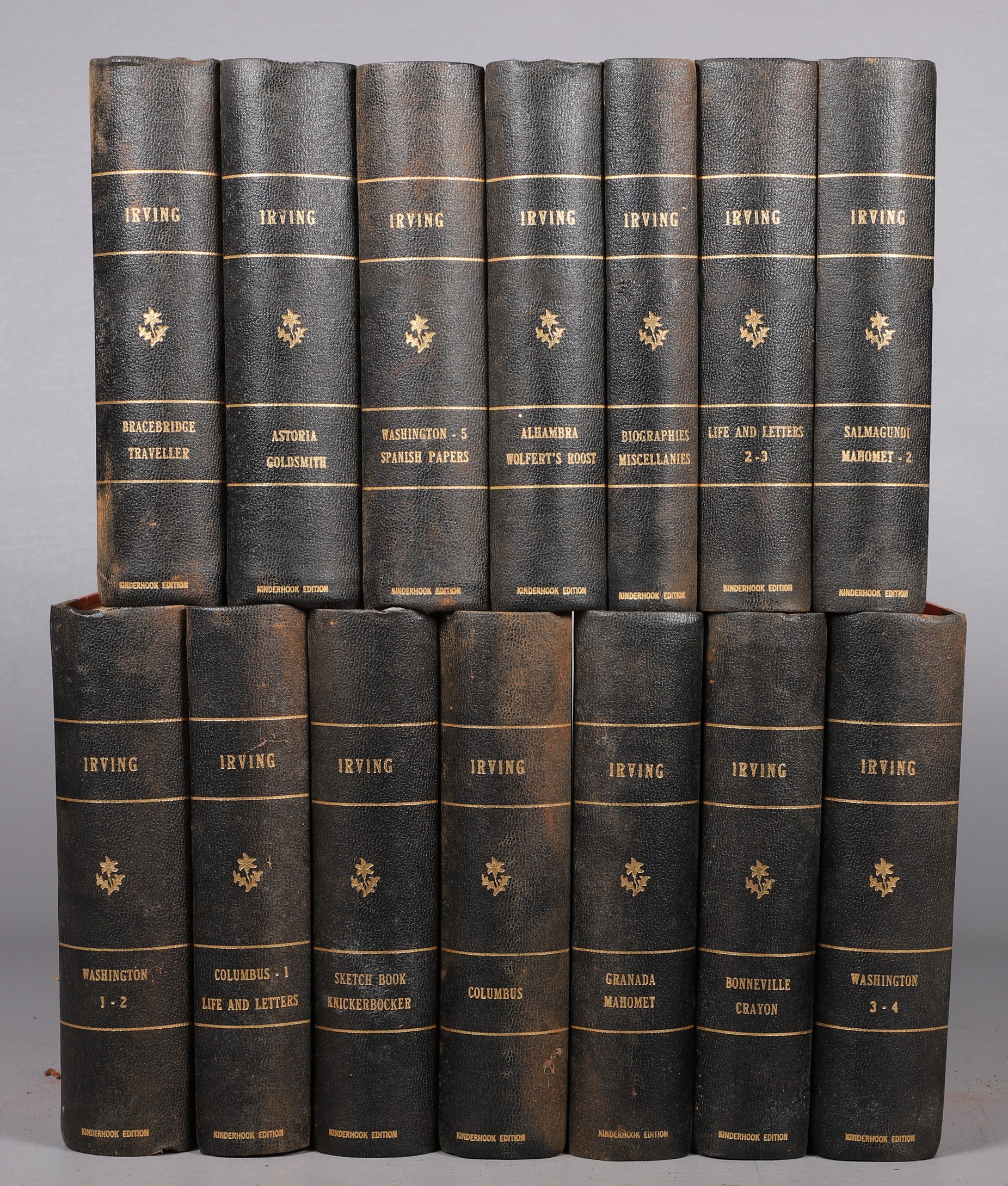 Fourteen volumes of the works of