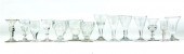 FOURTEEN WINE GLASSES.  Americ