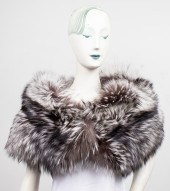 FOX FUR ADRIENNE LANDAU STOLE