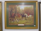 Fox Hunt Lithography ''The Mee
