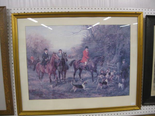 Fox Hunt Print after Haywood