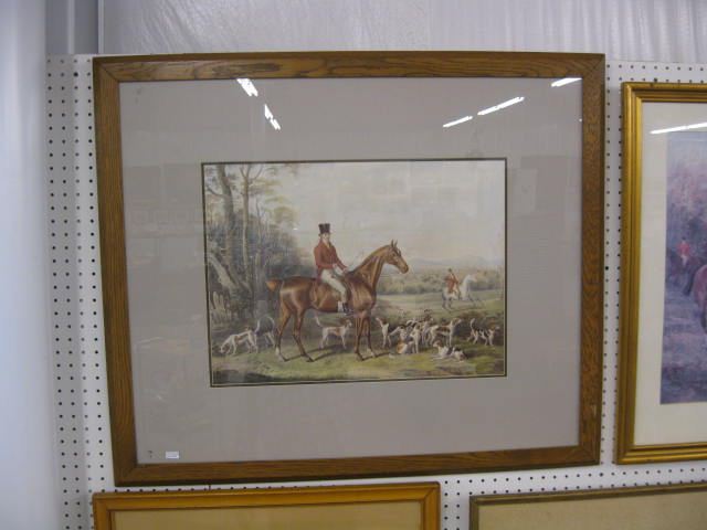Fox Hunt Print image area 17'' x