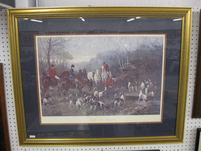 Fox Hunt Print ''Run to