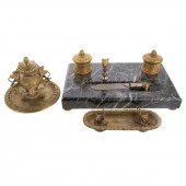 FOX HUNT THEMED DESK SET Late