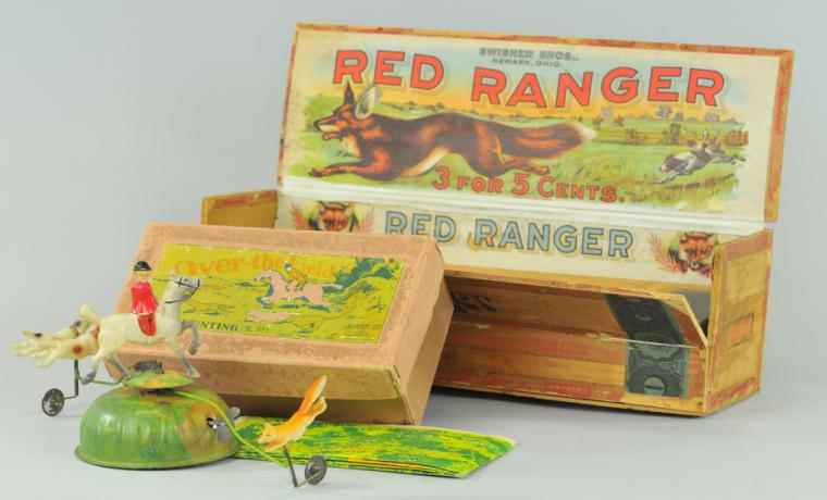 FOX HUNTING BOXED GAME & RED RANGER