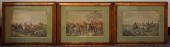 FOX HUNTING SCENES, THREE FRAM