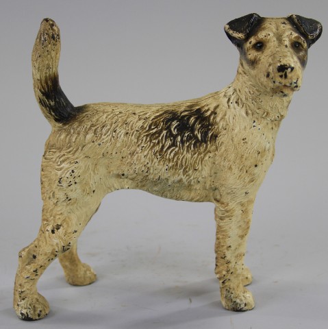 FOX TERRIER DOORSTOP Hubley right